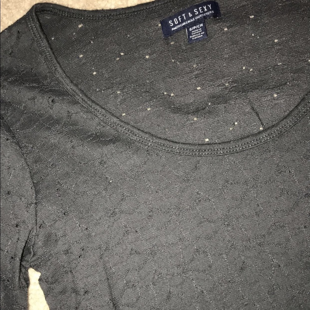 American Eagle cropped long sleeve